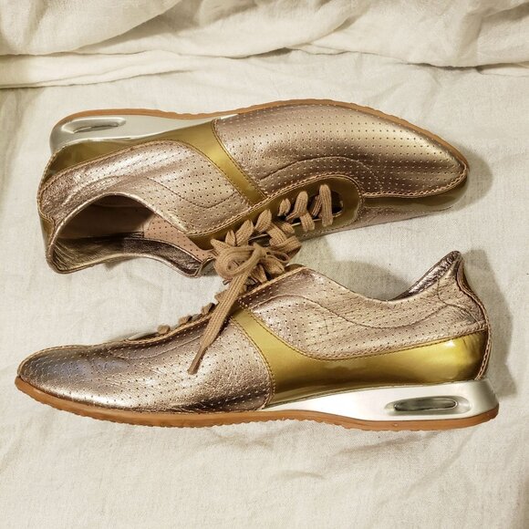 Cole Haan x Nike Mixed Metallic Sneakers Size 10M EUC - Picture 4 of 11